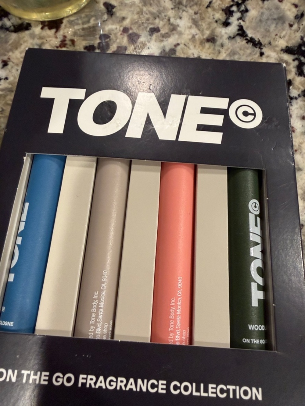 Tone On-The-Go Fragrance Set — Blue, Tan, Coral, Green